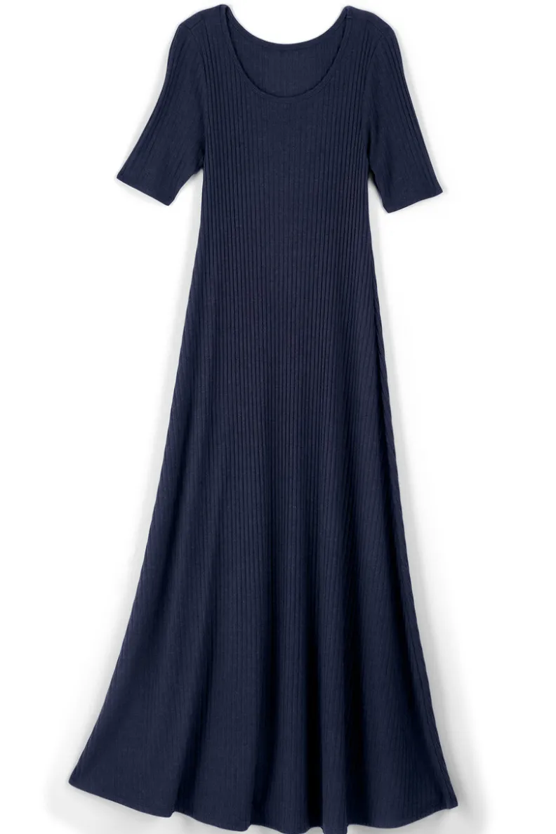 Online Soft Surroundings Textured Short Sleeve Santiago Dress