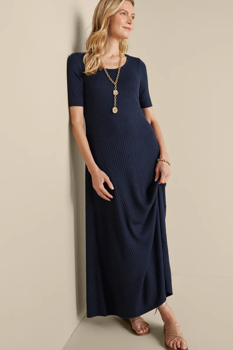 Online Soft Surroundings Textured Short Sleeve Santiago Dress