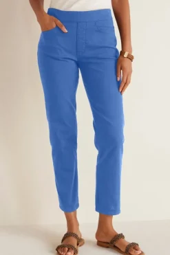 Online Soft Surroundings The Ultimate Denim Pull-On Crop White