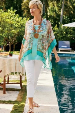 Online Soft Surroundings The Ultimate Denim Pull-On Crop White