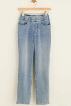 Online Soft Surroundings The Ultimate Denim Pull-On Crop White