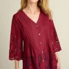 New Soft Surroundings Trella Eyelet Top