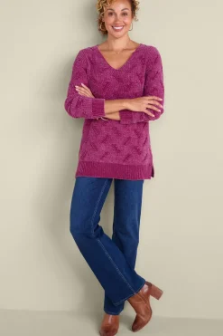 Hot Soft Surroundings Trina Chenille Sweater