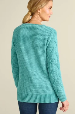 Hot Soft Surroundings Trina Chenille Sweater