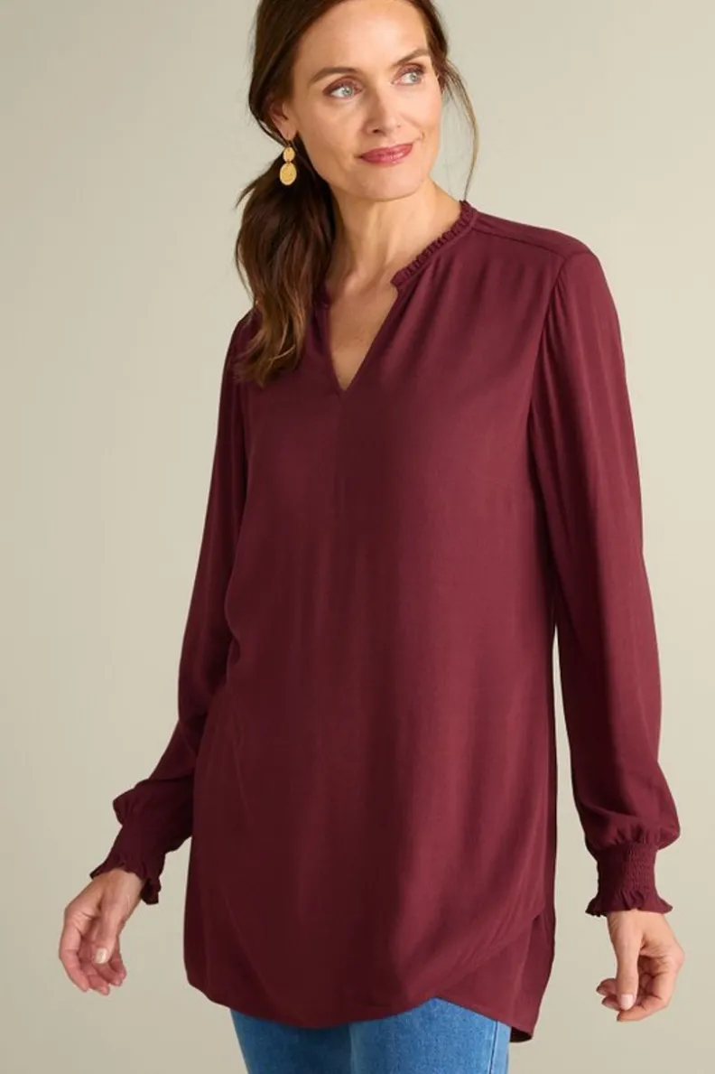 Best Soft Surroundings Trista Tunic Cabernet