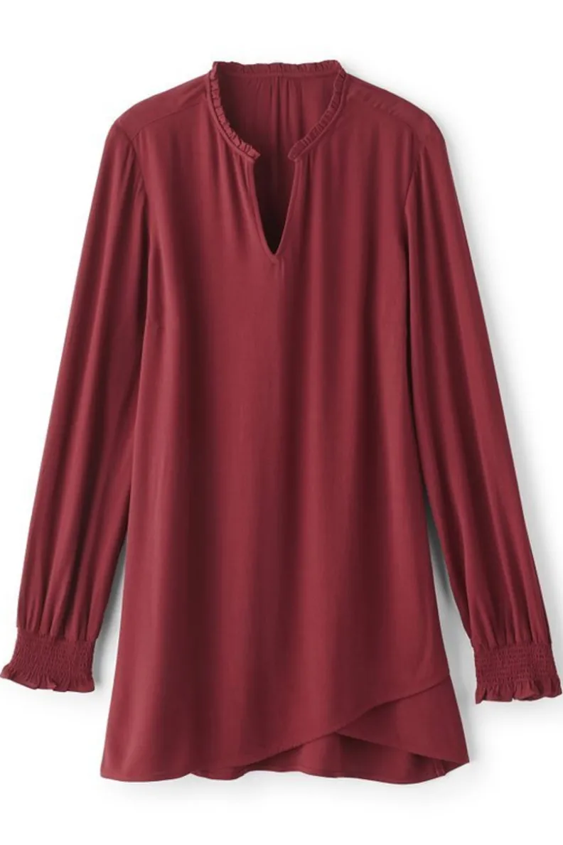 Best Soft Surroundings Trista Tunic Cabernet