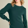 Hot Soft Surroundings Tyla Button Shoulder Sweater