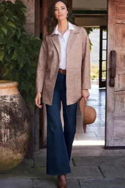 Best Soft Surroundings Ultimate Denim Flare Jeans TidalBlueWash