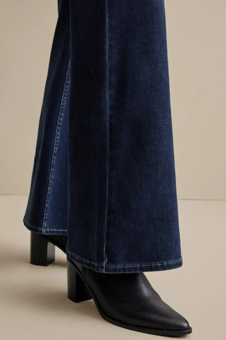 Best Soft Surroundings Ultimate Denim Flare Jeans TidalBlueWash
