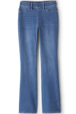 Online Soft Surroundings Ultimate Denim Pull-On Bootcut Jeans