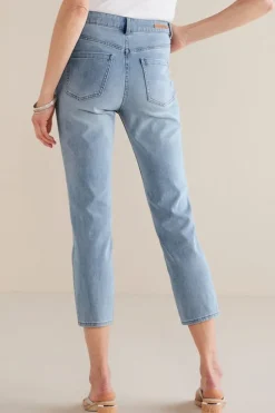 Sale Soft Surroundings Ultimate Denim Slim Leg Crop Jeans