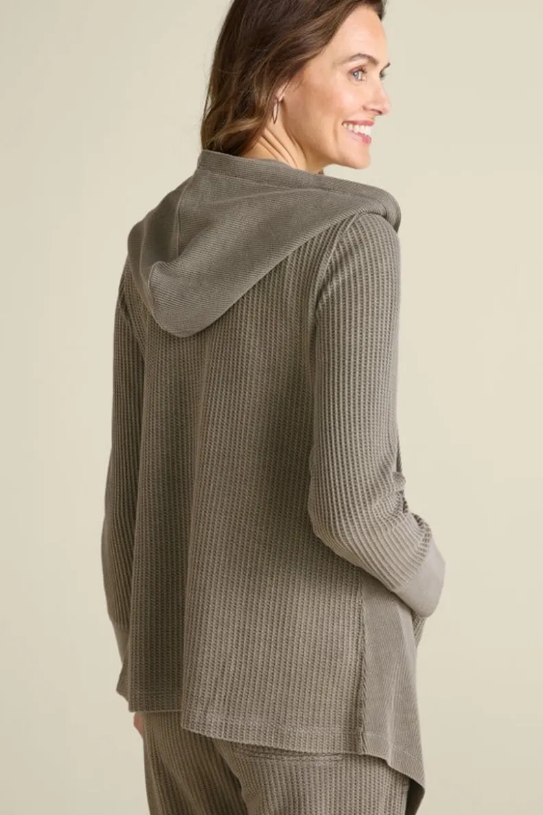 Online Soft Surroundings Vala Waffle Topper DustyOlive