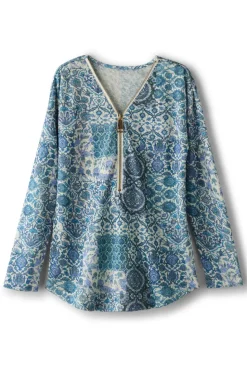 Clearance Soft Surroundings Valentina Zip Sweater