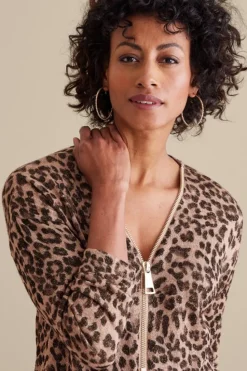 Clearance Soft Surroundings Valentina Zip Sweater