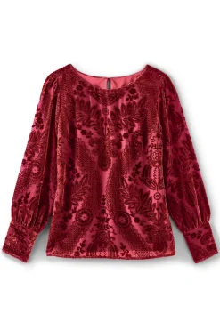 Outlet Soft Surroundings Vanetta Velvet Top