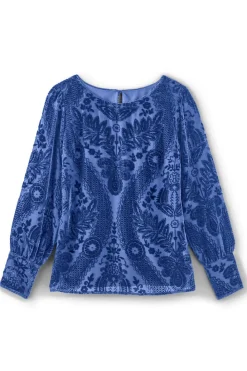 Outlet Soft Surroundings Vanetta Velvet Top