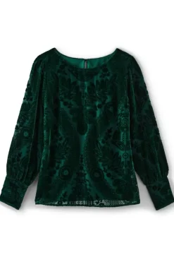 Outlet Soft Surroundings Vanetta Velvet Top