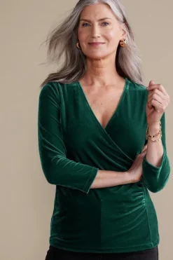 Best Soft Surroundings Velvet Alyssa Knit Top