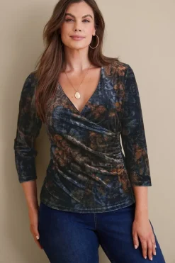 Best Soft Surroundings Velvet Alyssa Knit Top