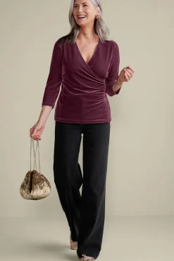 Best Soft Surroundings Velvet Alyssa Knit Top