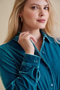 Best Soft Surroundings Velvet Boyfriend Tunic Shirt