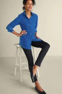 Best Soft Surroundings Velvet Boyfriend Tunic Shirt