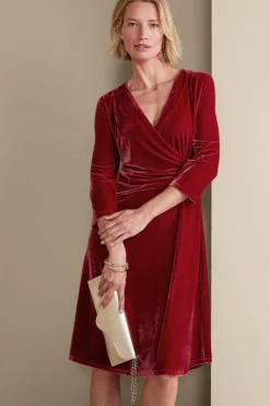 Online Soft Surroundings Velvet Hyannis Dress