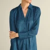 Sale Soft Surroundings Vida Faux Suede Tunic