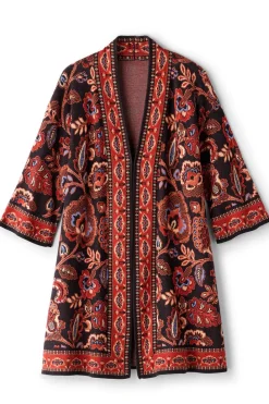 Discount Soft Surroundings Vitrine Jacquard Cardigan FallGarden
