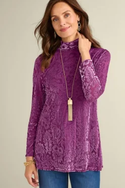 New Soft Surroundings Walden Velvet Turtleneck