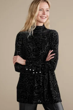 New Soft Surroundings Walden Velvet Turtleneck