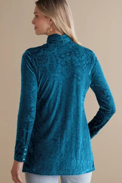 New Soft Surroundings Walden Velvet Turtleneck