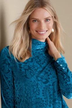 New Soft Surroundings Walden Velvet Turtleneck