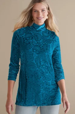 New Soft Surroundings Walden Velvet Turtleneck