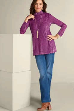 New Soft Surroundings Walden Velvet Turtleneck