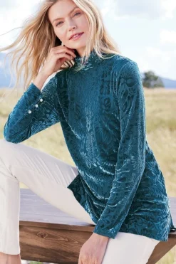 New Soft Surroundings Walden Velvet Turtleneck