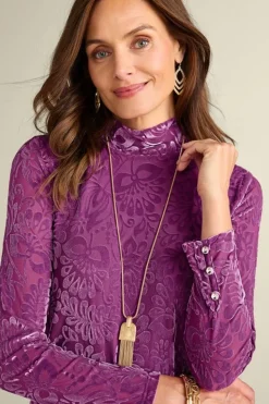 New Soft Surroundings Walden Velvet Turtleneck