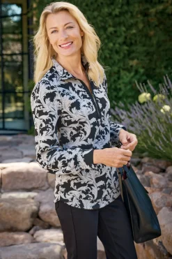 Fashion Soft Surroundings Winona Pullover NeutralScroll