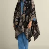 Online Soft Surroundings Yasmin Embroidered Wrap BlackMulti