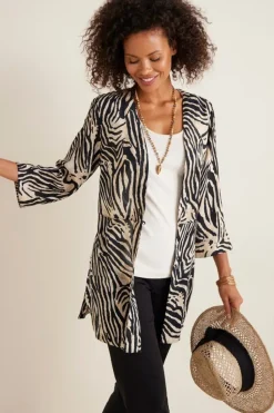 Clearance Soft Surroundings Zella Topper BrownZebra