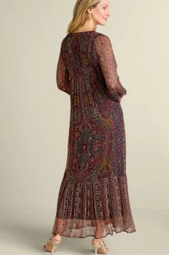 New Soft Surroundings Zellige Maxi Dress TuscanMedallion