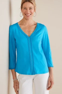 Sale Soft Surroundings Zoey Tee SunkistCoral